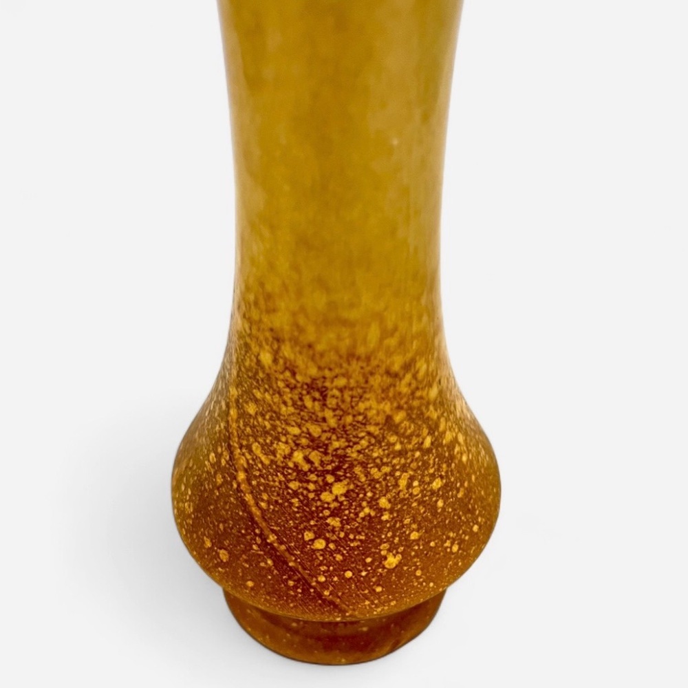 Haeger Golden Brown Speckled Vase, Signed #233 ~9" Vintage EUC - Picture 8 of 11